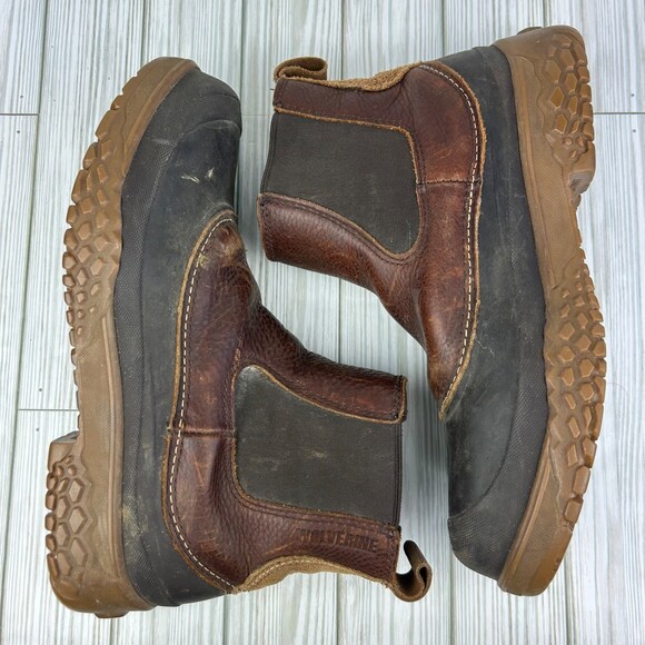 Wolverine Chelsea Brown Leather Waterproof Slip Resistant Ankle Boots Size 11.5 main image 10